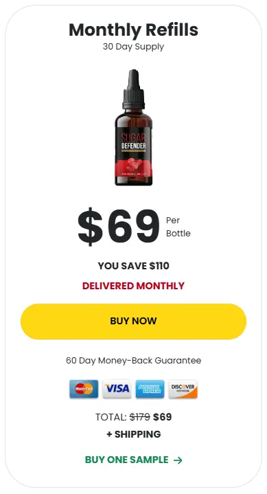 Get Sugar Defender 1 Bottle